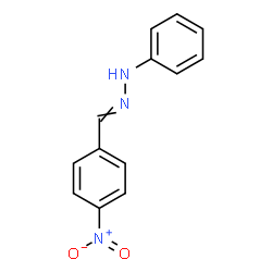 ChemSpider 2D Image | 1-(4-Nitrobenzylidene)-2-phenylhydrazine | C13H11N3O2