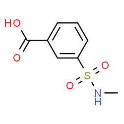 ChemSpider 2D Image | 3-(Methylsulfamoyl)benzoic acid | C8H9NO4S