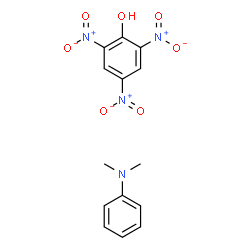 ChemSpider 2D Image | 2,4,6-Trinitrophenol - N,N-dimethylaniline (1:1) | C14H14N4O7