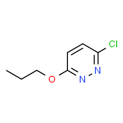 ChemSpider 2D Image | 3-Chloro-6-propoxypyridazine | C7H9ClN2O