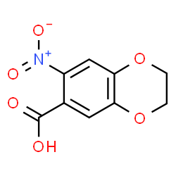 ChemSpider 2D Image | 7-Nitro-1,4-benzodioxane-6-carboxylic Acid | C9H7NO6