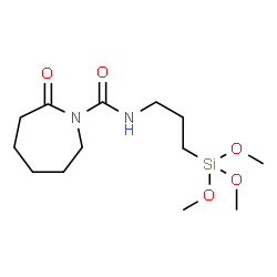 ChemSpider 2D Image | 2-Oxo-N-[3-(trimethoxysilyl)propyl]-1-azepanecarboxamide | C13H26N2O5Si