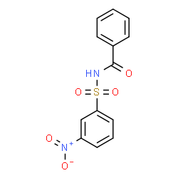ChemSpider 2D Image | N-[(3-Nitrophenyl)sulfonyl]benzamide | C13H10N2O5S