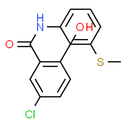 ChemSpider 2D Image | 5-Chloro-2-hydroxy-N-[3-(methylsulfanyl)phenyl]benzamide | C14H12ClNO2S