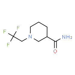 ChemSpider 2D Image | 1-(2,2,2-Trifluoroethyl)-3-piperidinecarboxamide | C8H13F3N2O