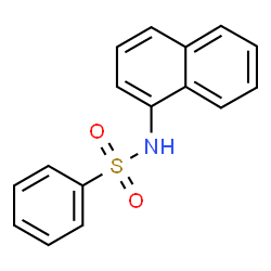 ChemSpider 2D Image | N-(1-Naphthyl)benzenesulfonamide | C16H13NO2S