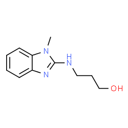 ChemSpider 2D Image | 3-[(1-Methyl-1H-benzimidazol-2-yl)amino]-1-propanol | C11H15N3O