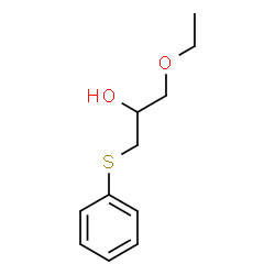 ChemSpider 2D Image | 1-Ethoxy-3-(phenylsulfanyl)-2-propanol | C11H16O2S