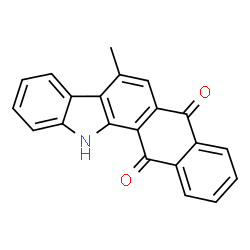 ChemSpider 2D Image | 7-Methyl-5H-naphtho[2,3-a]carbazole-5,13(12H)-dione | C21H13NO2