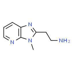 ChemSpider 2D Image | 2-(3-Methyl-3H-imidazo[4,5-b]pyridin-2-yl)ethanamine | C9H12N4