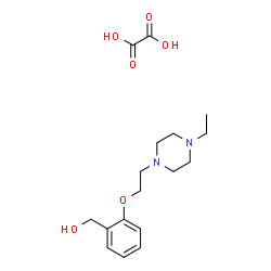 ChemSpider 2D Image | {2-[2-(4-Ethyl-1-piperazinyl)ethoxy]phenyl}methanol ethanedioate (1:1) | C17H26N2O6