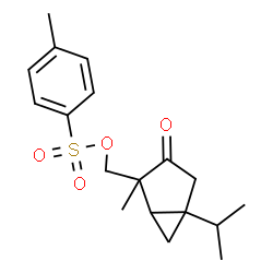 ChemSpider 2D Image | (5-Isopropyl-2-methyl-3-oxobicyclo[3.1.0]hex-2-yl)methyl 4-methylbenzenesulfonate | C18H24O4S