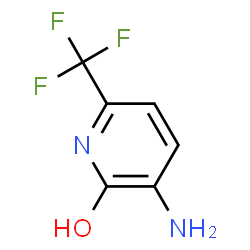 ChemSpider 2D Image | 3-Amino-6-(trifluoromethyl)-2-pyridinol | C6H5F3N2O