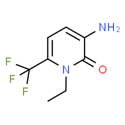 ChemSpider 2D Image | 3-Amino-1-ethyl-6-(trifluoromethyl)-2(1H)-pyridinone | C8H9F3N2O
