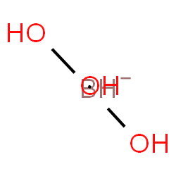 ChemSpider 2D Image | Hydrido(trihydroxy)borate(1-) | H4BO3