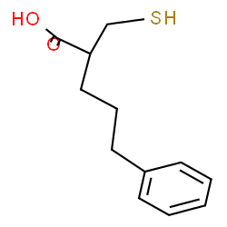 ChemSpider 2D Image | 5-Phenyl-2-(sulfanylmethyl)pentanoic acid | C12H16O2S