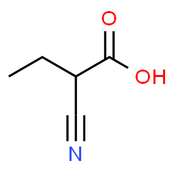ChemSpider 2D Image | 2-Cyanobutanoic acid | C5H7NO2