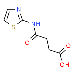 ChemSpider 2D Image | N-(2-THIAZOLYL)SUCCINAMIC ACID | C7H8N2O3S