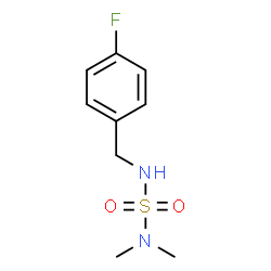 ChemSpider 2D Image | N'-(4-Fluorobenzyl)-N,N-dimethylsulfuric diamide | C9H13FN2O2S