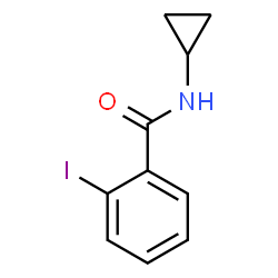 ChemSpider 2D Image | N-Cyclopropyl-2-iodobenzamide | C10H10INO