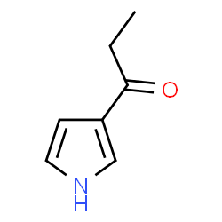 ChemSpider 2D Image | 1-(1H-Pyrrol-3-yl)-1-propanone | C7H9NO