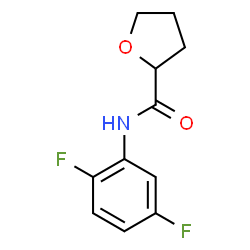 ChemSpider 2D Image | N-(2,5-difluorophenyl)-2-oxolanecarboxamide | C11H11F2NO2
