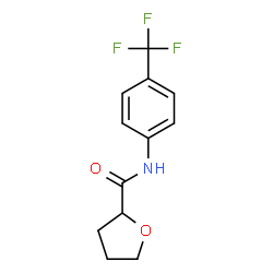 ChemSpider 2D Image | N-[4-(Trifluoromethyl)phenyl]tetrahydro-2-furancarboxamide | C12H12F3NO2