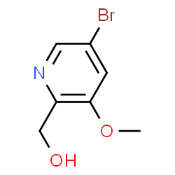 ChemSpider 2D Image | (5-Bromo-3-methoxy-2-pyridinyl)methanol | C7H8BrNO2