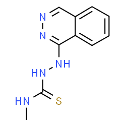 ChemSpider 2D Image | N-Methyl-2-(1-phthalazinyl)hydrazinecarbothioamide | C10H11N5S