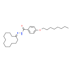 ChemSpider 2D Image | N'-Cyclododecylidene-4-(octyloxy)benzohydrazide | C27H44N2O2