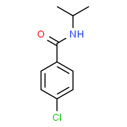 ChemSpider 2D Image | 4-Chloro-N-isopropylbenzamide | C10H12ClNO