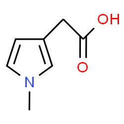 ChemSpider 2D Image | (1-Methyl-1H-pyrrol-3-yl)acetic acid | C7H9NO2