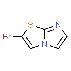 ChemSpider 2D Image | 2-Bromoimidazo[2,1-b]thiazole | C5H3BrN2S