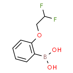 ChemSpider 2D Image | 2-(2,2-Difluoroethoxy)phenylboronic acid | C8H9BF2O3