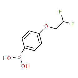 ChemSpider 2D Image | (4-(2,2-Difluoroethoxy)phenyl)boronic acid | C8H9BF2O3