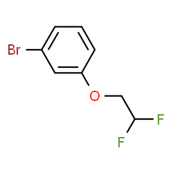 ChemSpider 2D Image | 1-Bromo-3-(2,2-difluoroethoxy)benzene | C8H7BrF2O
