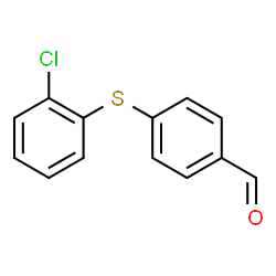 ChemSpider 2D Image | 4-[(2-Chlorophenyl)sulfanyl]benzaldehyde | C13H9ClOS