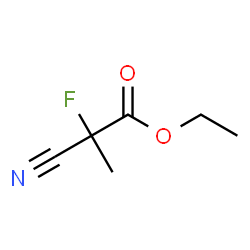 ChemSpider 2D Image | Ethyl 2-cyano-2-fluoropropanoate | C6H8FNO2