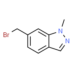 ChemSpider 2D Image | 6-(Bromomethyl)-1-methyl-1H-indazole | C9H9BrN2
