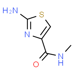 ChemSpider 2D Image | 2-amino-N-methylthiazole-4-carboxamide | C5H7N3OS