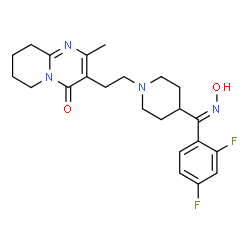 ChemSpider 2D Image | Risperidone E-Oxime | C23H28F2N4O2