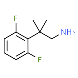 ChemSpider 2D Image | 2-(2,6-Difluorophenyl)-2-methyl-1-propanamine | C10H13F2N