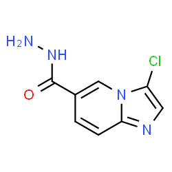 ChemSpider 2D Image | 3-Chloroimidazo[1,2-a]pyridine-6-carbohydrazide | C8H7ClN4O