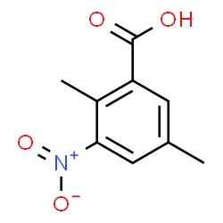 ChemSpider 2D Image | 2,5-Dimethyl-3-nitrobenzoic acid | C9H9NO4
