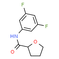 ChemSpider 2D Image | N-(3,5-Difluorophenyl)tetrahydro-2-furancarboxamide | C11H11F2NO2