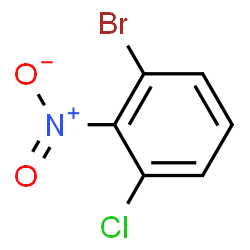 ChemSpider 2D Image | 1-Bromo-3-chloro-2-nitrobenzene | C6H3BrClNO2