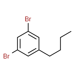 ChemSpider 2D Image | 1,3-Dibromo-5-butylbenzene | C10H12Br2