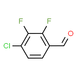 ChemSpider 2D Image | 4-Chloro-2,3-difluorobenzaldehyde | C7H3ClF2O