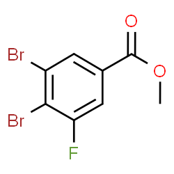 ChemSpider 2D Image | Methyl 3,4-dibromo-5-fluorobenzoate | C8H5Br2FO2