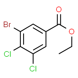 ChemSpider 2D Image | Ethyl 3-bromo-4,5-dichlorobenzoate | C9H7BrCl2O2